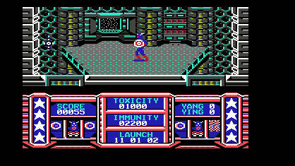 Capt America in Doom Tube